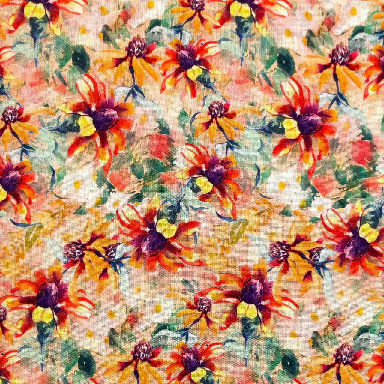 Viskos - Floral Explose, Orange