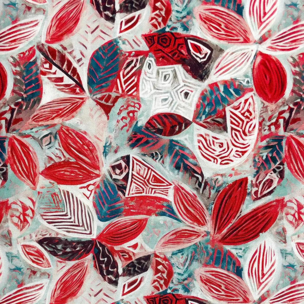 Viskos - Floral Explose, Red
