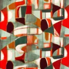 Viscose - Libby, Red