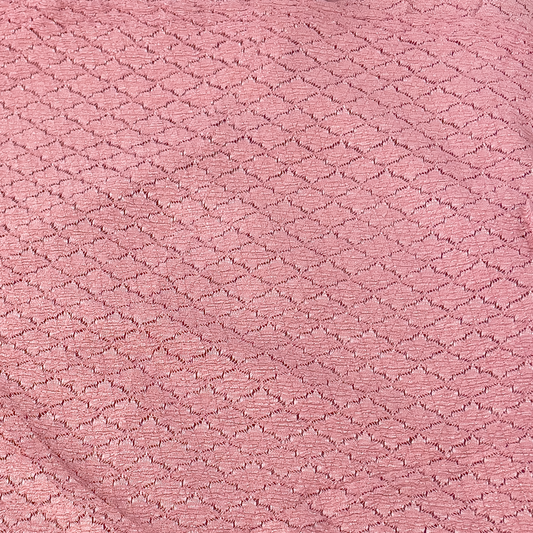 Stretch Spets - Old Pink