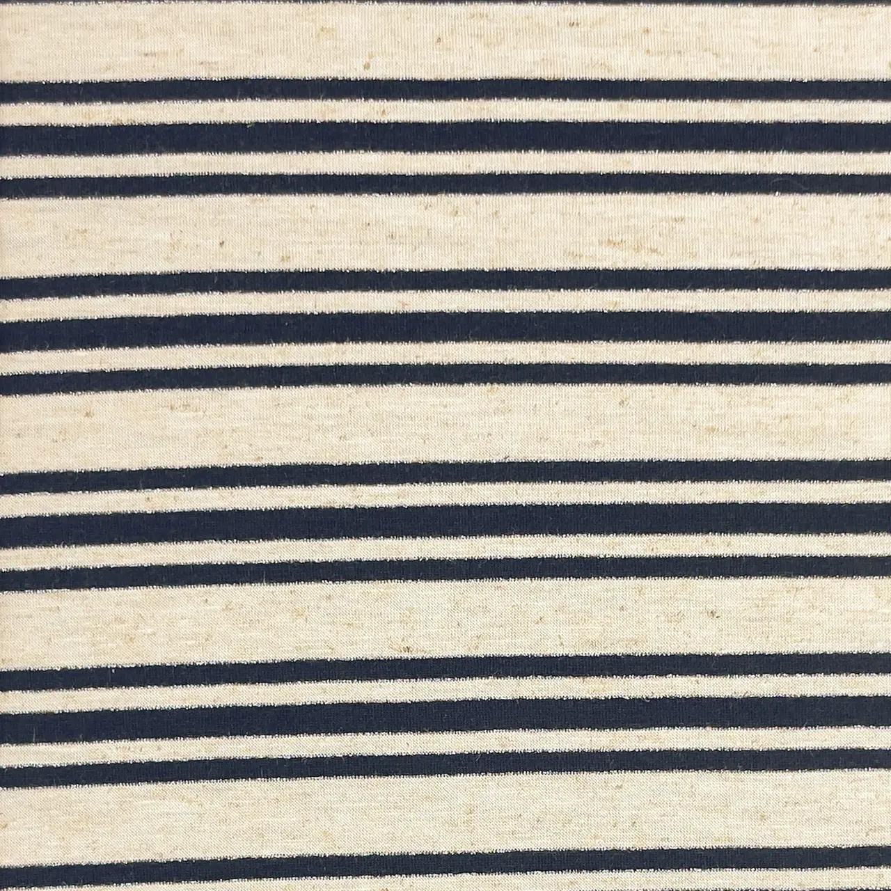 Trikåtyg - Fox Wide Stripes, Blå