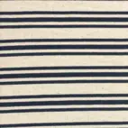 Trikåtyg - Fox Wide Stripes, Blå