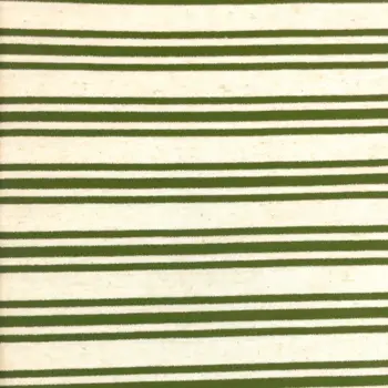 Trikåtyg - Fox Wide Stripes, Grön