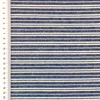 Trikåtyg - Fox Stripes, Blå