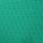 Broderad trikå - Emerald
