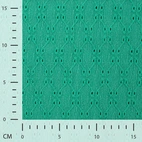 Broderad trikå - Emerald