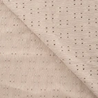 Broderad trikå - Sand