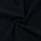 Broderad trikå - Svart