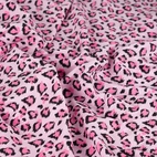 French terry | Glitter leopard