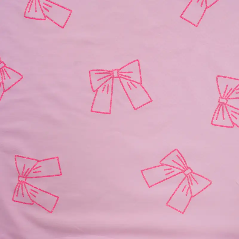 French terry | Glitter rosetter