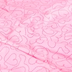 French terry | Glitter hjärtan