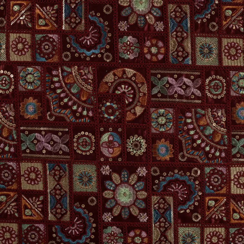 Broderad duschess - Fantasy patchwork