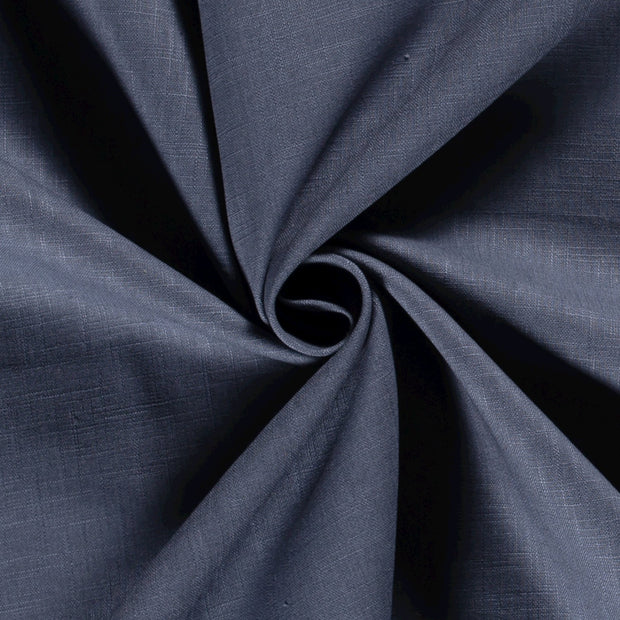 Tvättat Linne - Indigo