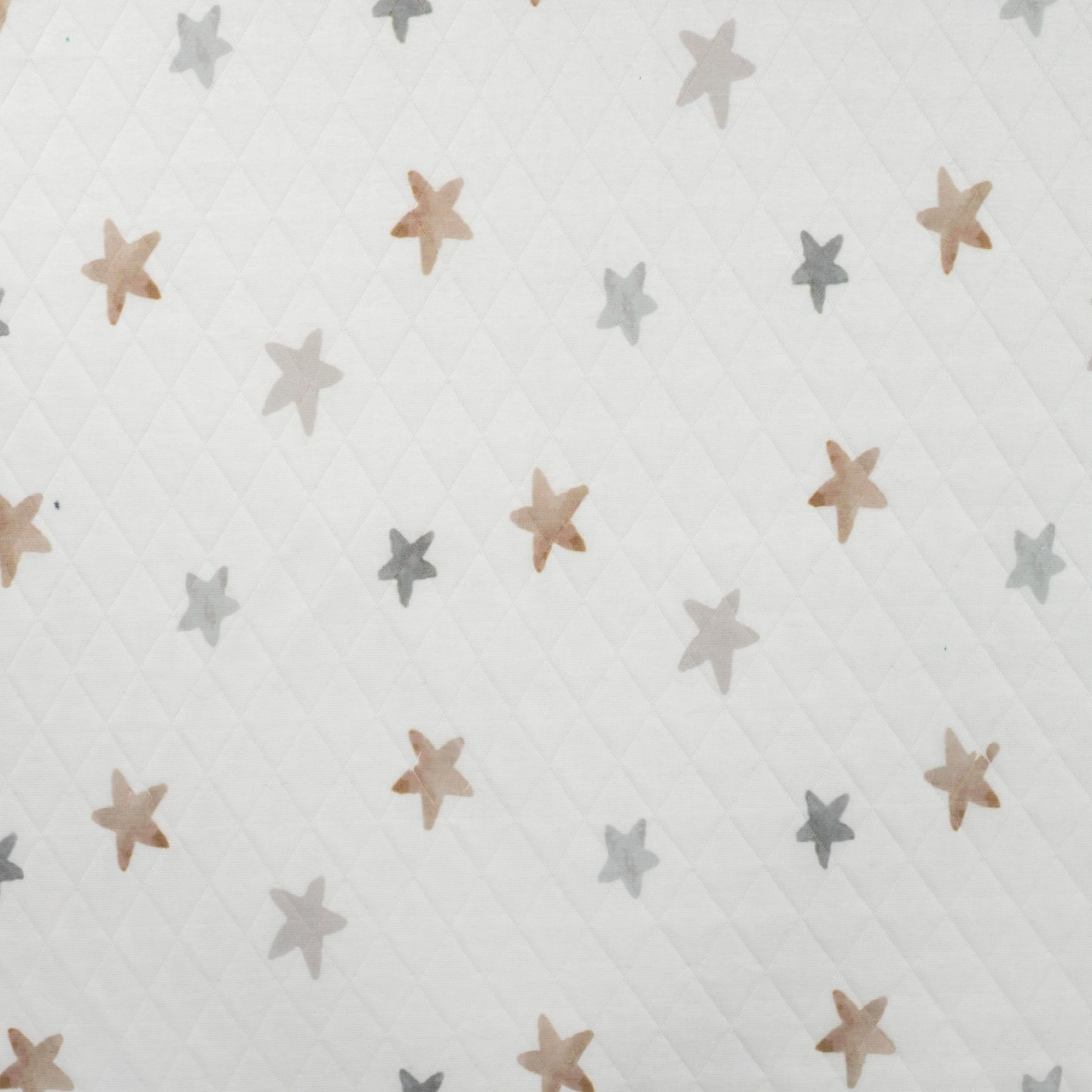Quiltad jersey - Stjärnor