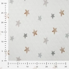 Quiltad jersey - Stjärnor