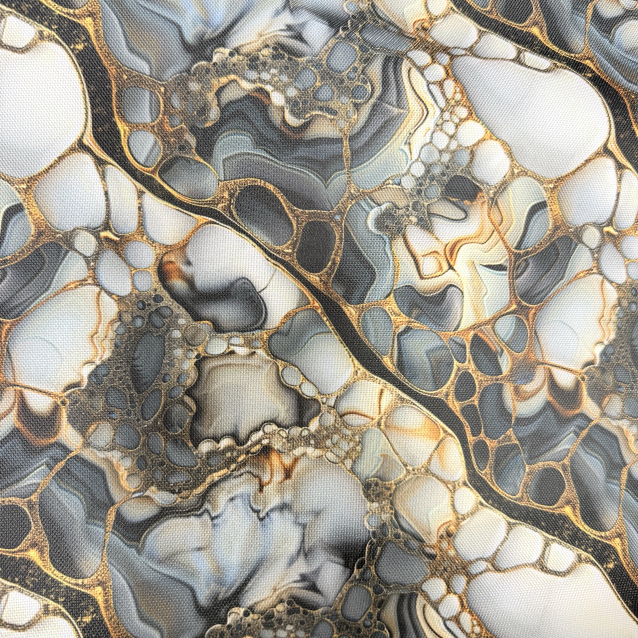 Flowing Bloom by Sarah M - liquid art-mönster