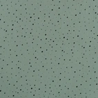 Muslin tyg - Prick & folie, pale green