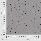 Muslin fabric - Dots & foil, silver grey