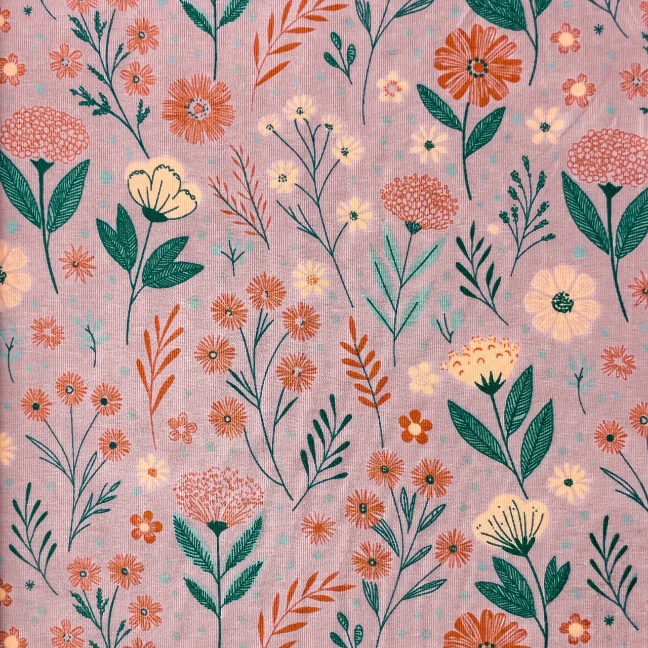 Trikåtyg - Margit, Rosa
