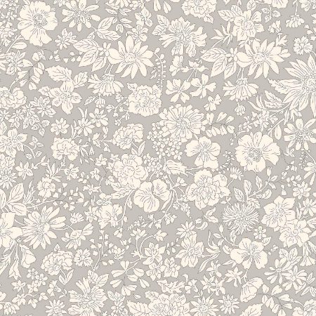 Liberty | Bomullstyg ,Vävt - Emily Blossom, sand - extra bred