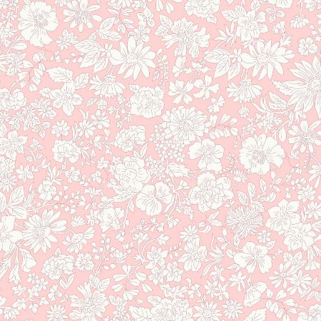 Liberty | Bomullstyg ,Vävt - Emily Blossom, rosa - extra bred