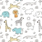 Glow in the sun - Animals Big Five