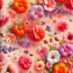Magical Flowers - Viscose Jersey.