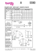 Burda. 5590 - Toppar