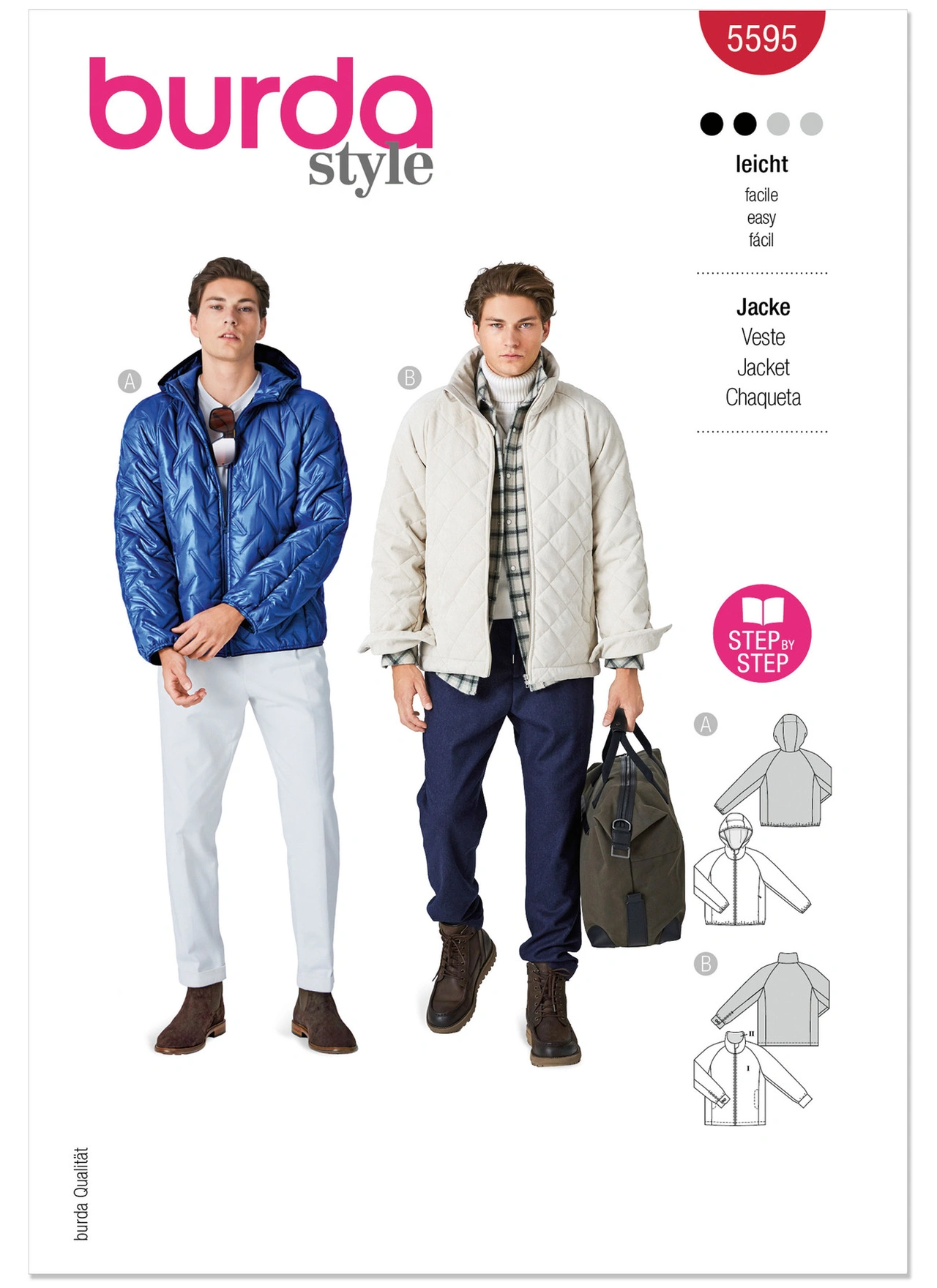 Burda. 5595 - Men's Jackets