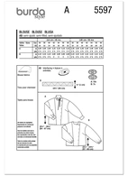 Burda. 5597 - Misses' Blouse