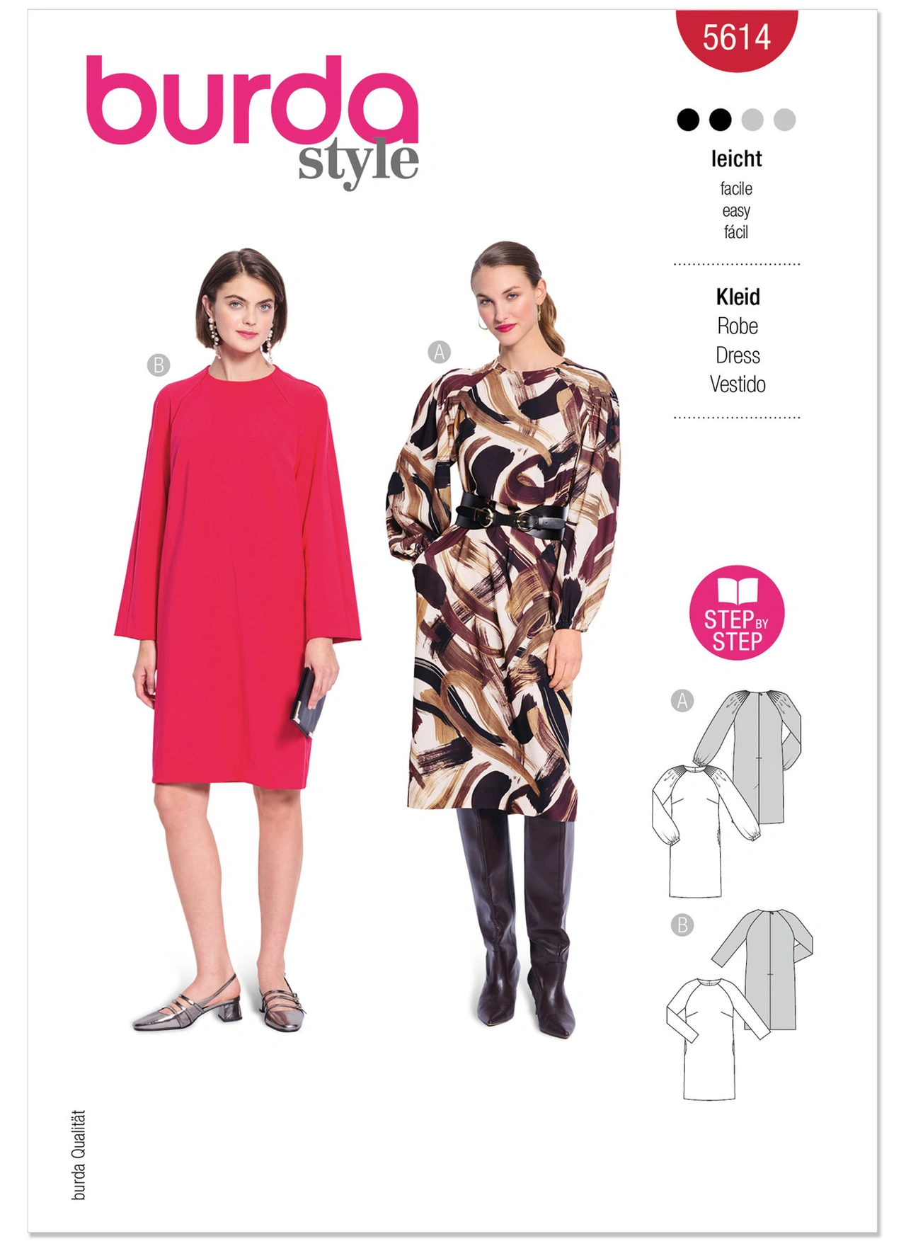 Burda. 5614 - Misses' Dresses