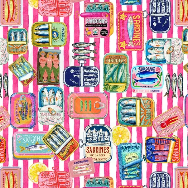 Knit fabric - Sardines