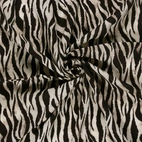 Crinkled viscose - zebra