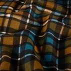 Flanell - Rutig, brun
