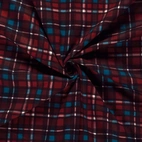 Flanell - Rutig, röd