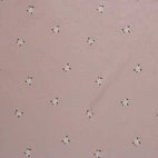Flanell - Blommor, rosa