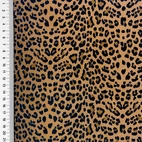 Jeans, Stretch - Leopard Ljusbrun