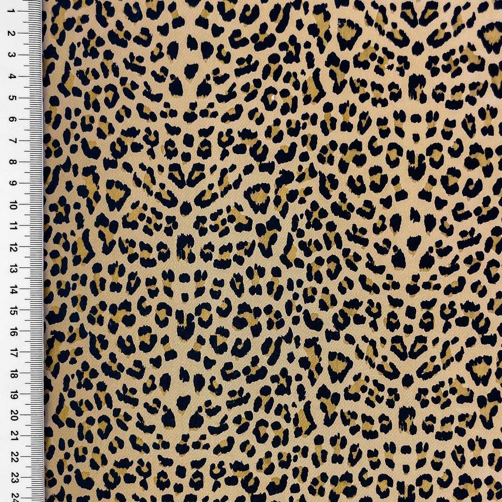 Jeans, Stretch - Leopard Taupe
