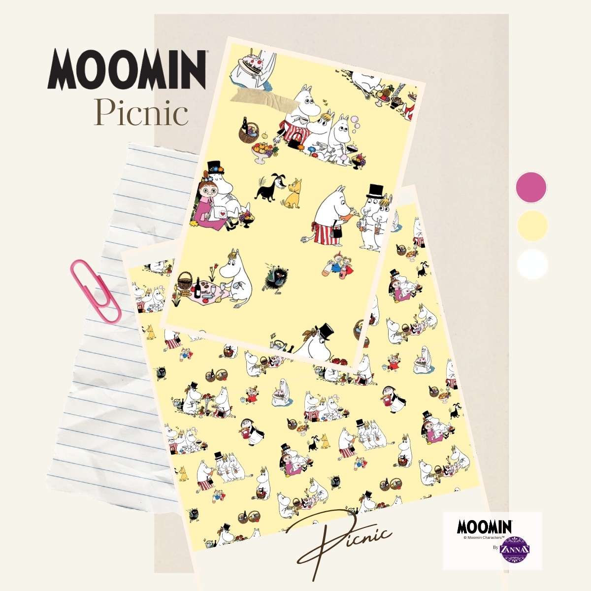 Moomin By ZannaZ - Picknick, gul