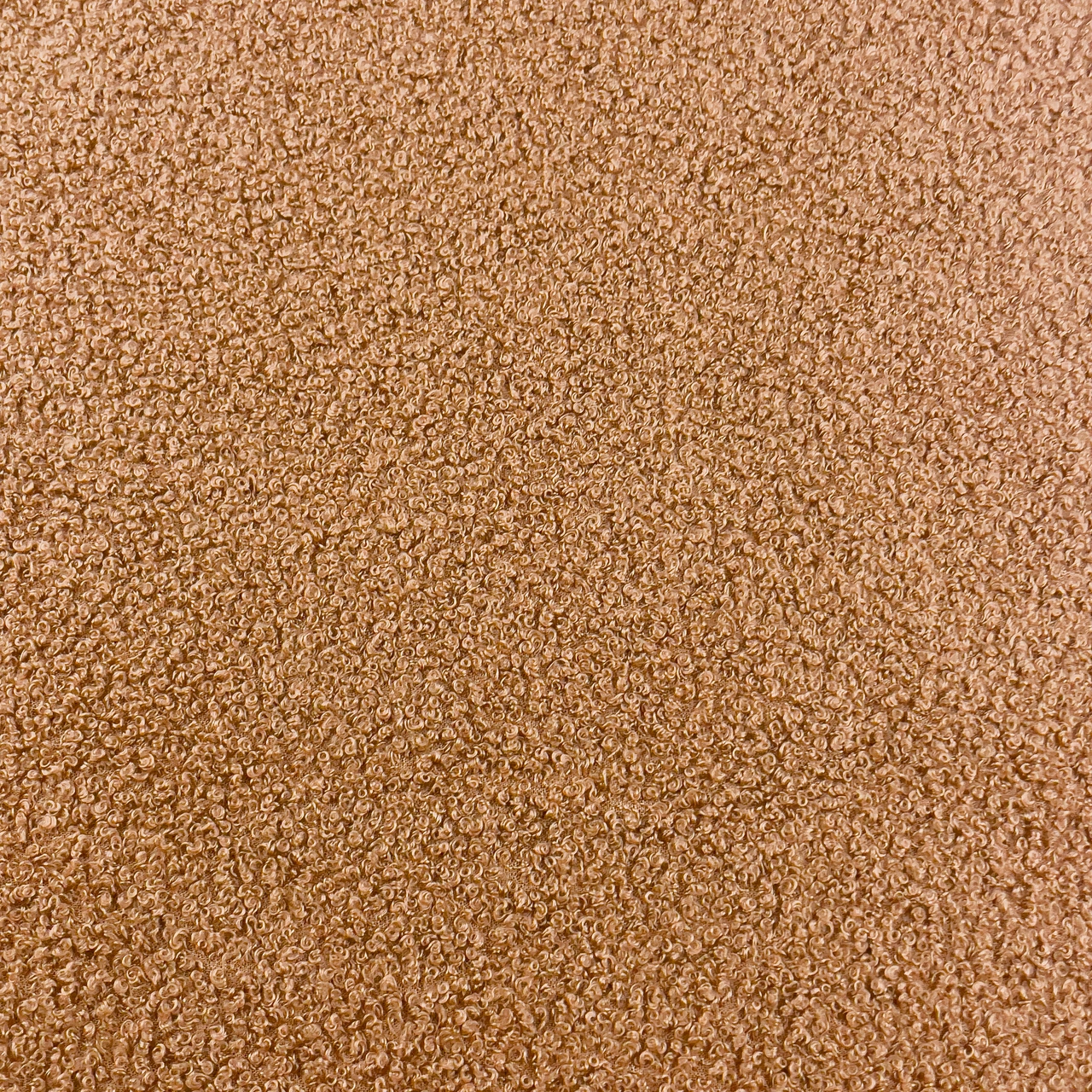 Fuskpäls - Curly, Cognac