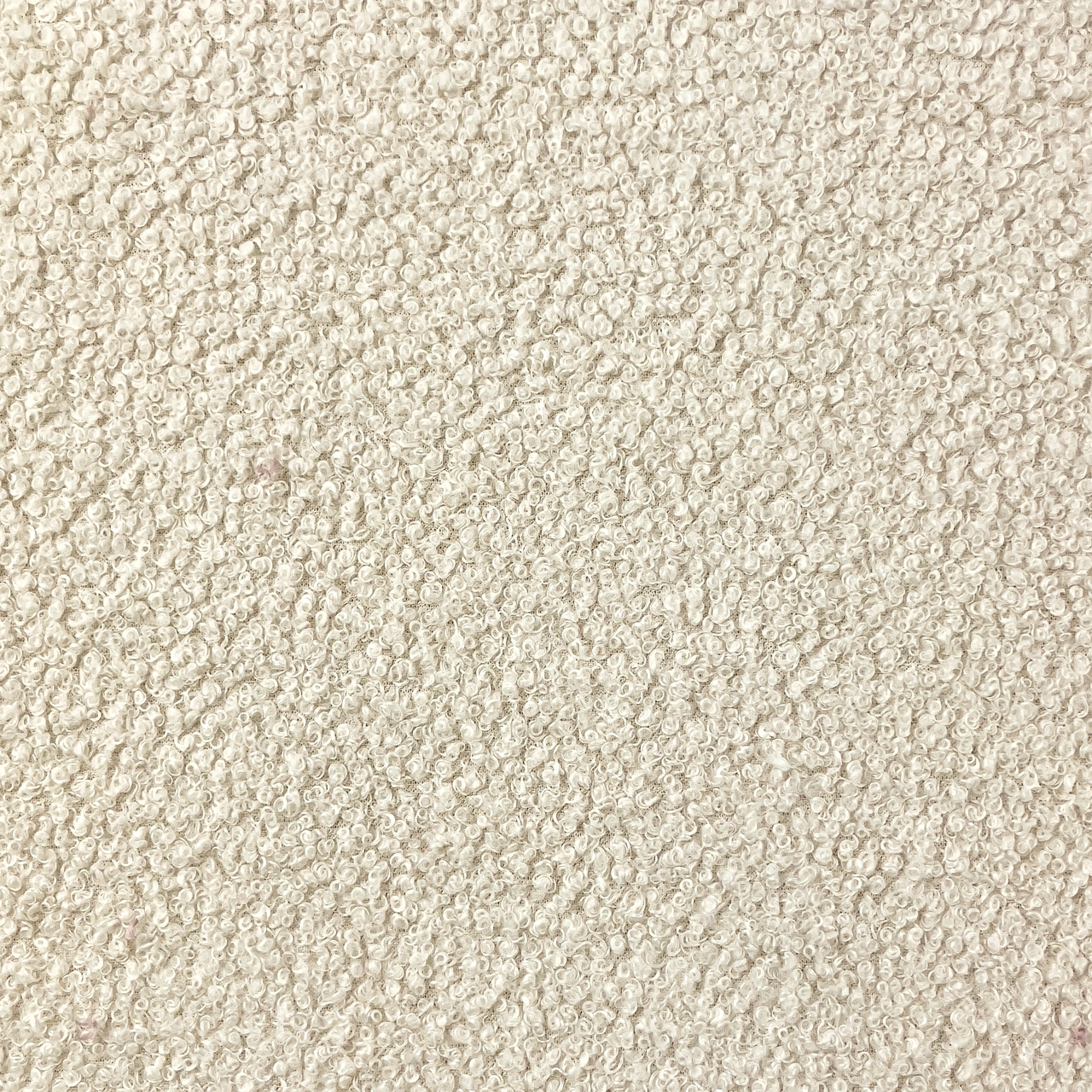 Fuskpäls - Curly, Ecru