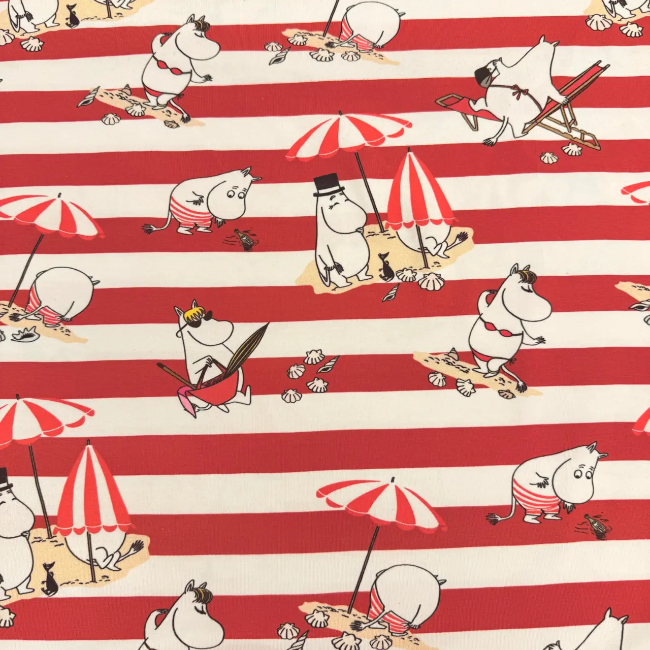 Moomin By ZannaZ - On the beach, stripe