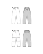Burda 5603 - Byxor - Dam