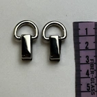 Avlångt remfäste, litet - Nickel