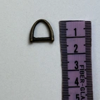 D-ring 10mm, 2st - Antik mässing