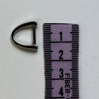 D-ring 10mm, 2st - Nickel