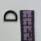D-ring 13mm, 2st - gunmetall