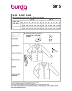 Burda 5615 - Shirt - Women