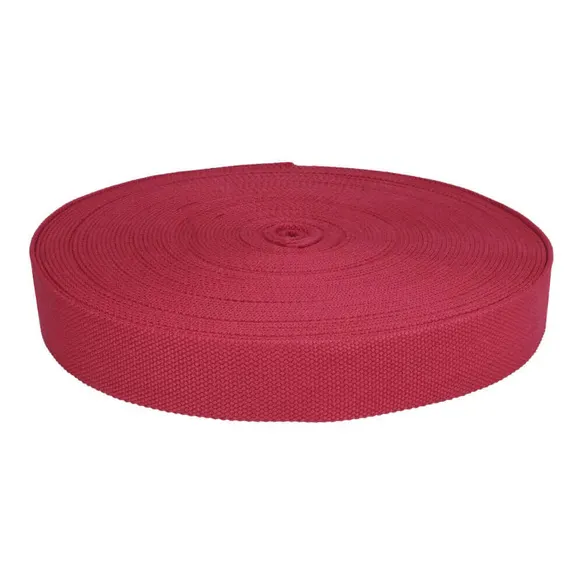 Väskband, 38mm - Hallon