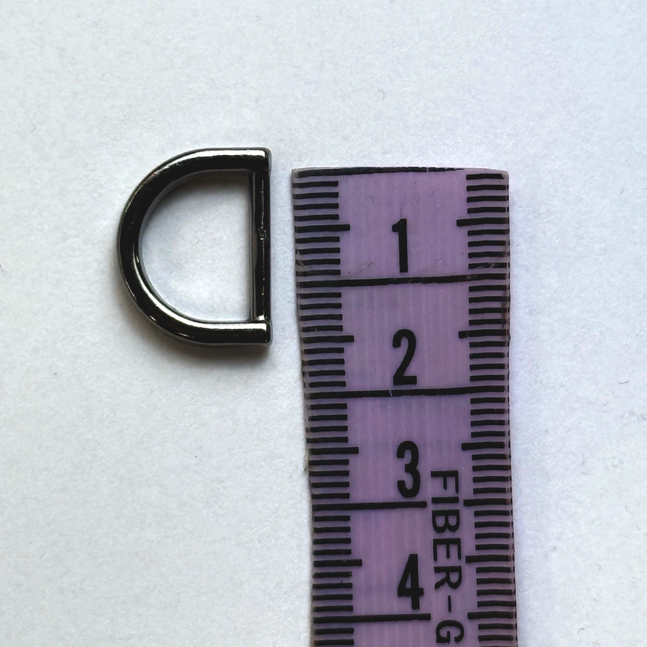 D-ring 13mm, 2st - gunmetall